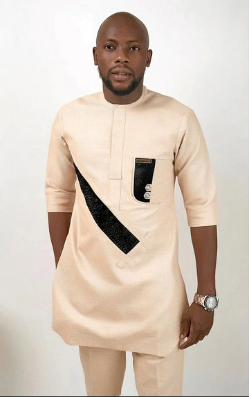 MG Men's Traditional African Wear/ Kafka, African Suit T178