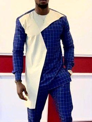 MG Men's Traditional African Wear/ Kafka, African Suit T204