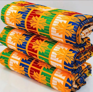 MG Authentic Hand Weaved Kente Cloth A0009