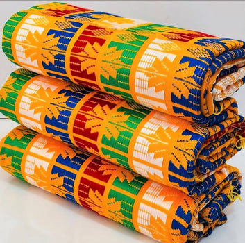 MG Authentic Hand Weaved Kente Cloth A0009