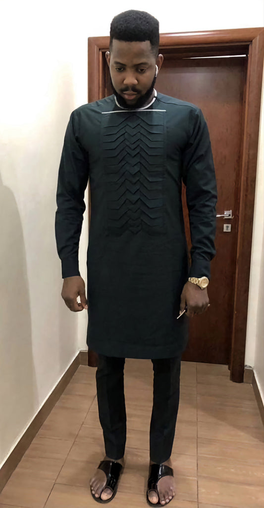 MG Men's Traditional African Wear/ Kafka, African Suit T93