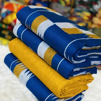 MG Authentic Hand Weaved Kente Cloth A914