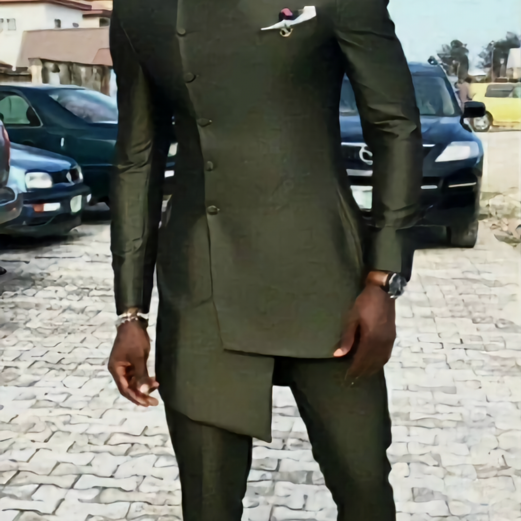 MG Men's Traditional African Wear/ Kafka, African Suit T72