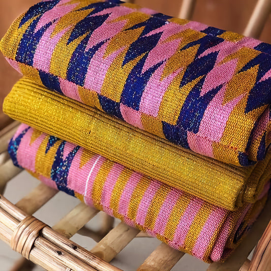 MG Premium Hand Weaved Kente Cloth P80