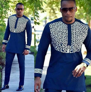 Men's Traditional African Wear/ Kafka, African Suit T12