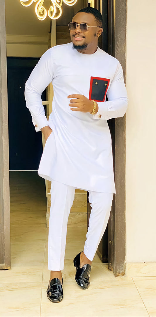 MG Men's Traditional African Wear/ Kafka, African Suit T159