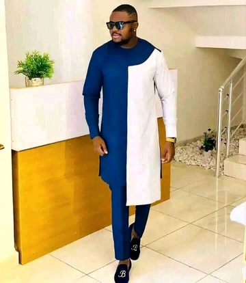 MG Men's Traditional African Wear/ Kafka, African Suit T18