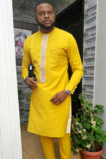 MG Men's Traditional African Wear/ Kafka, African Suit T200