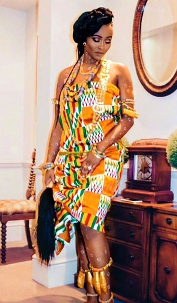 MG Premium Hand Weaved Kente Cloth P144