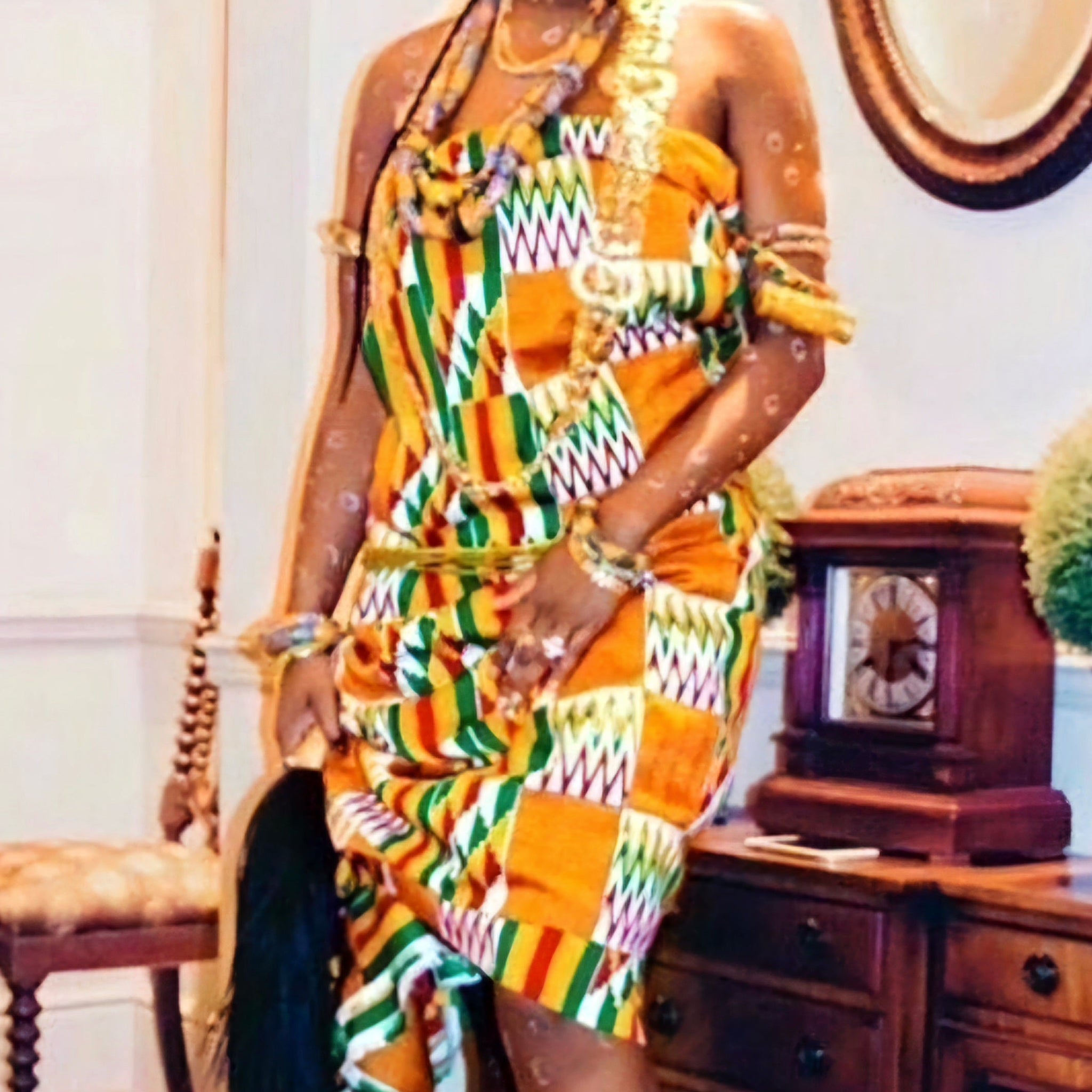 MG Premium Hand Weaved Kente Cloth P144