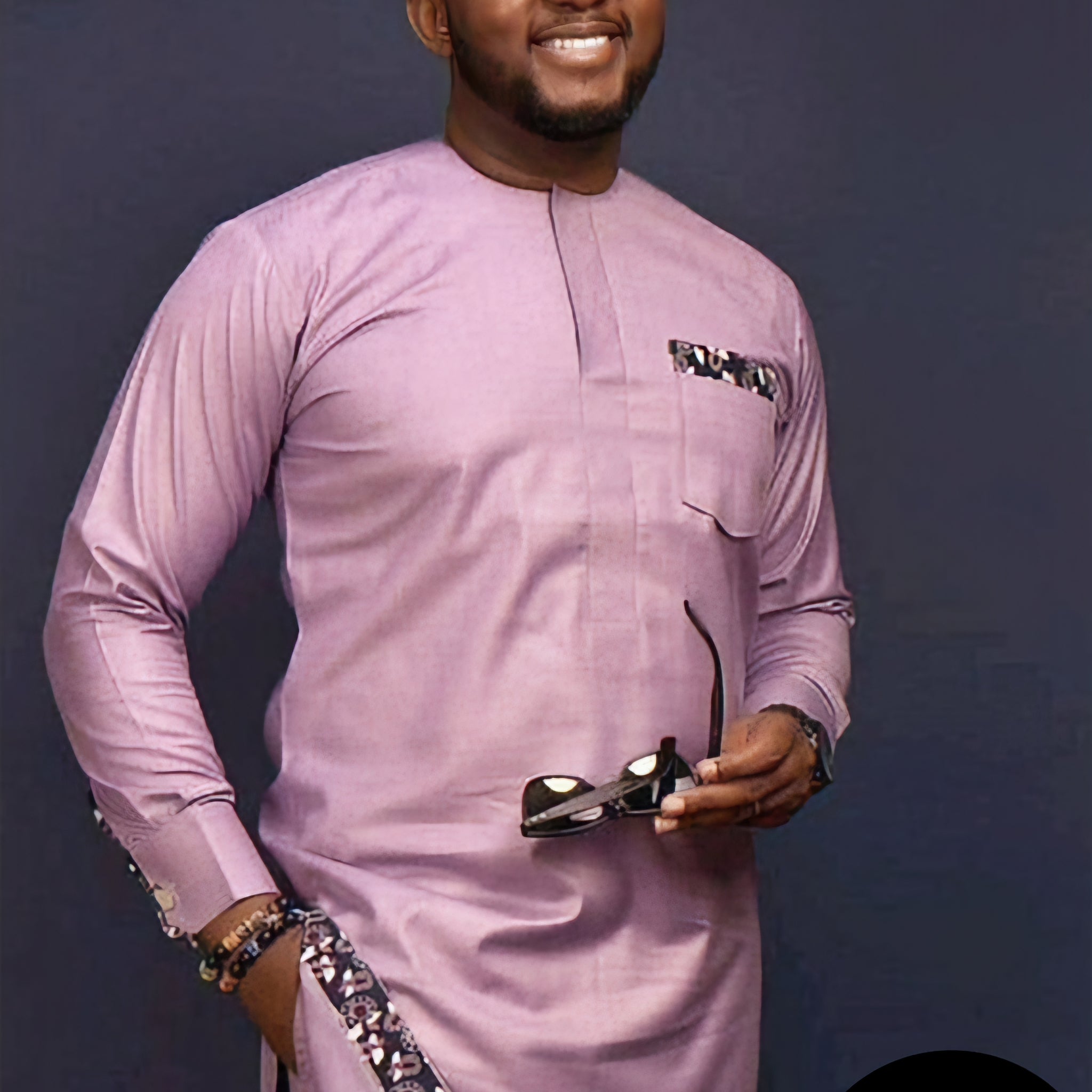 MG Men's Traditional African Wear/ Kafka, African Suit T40