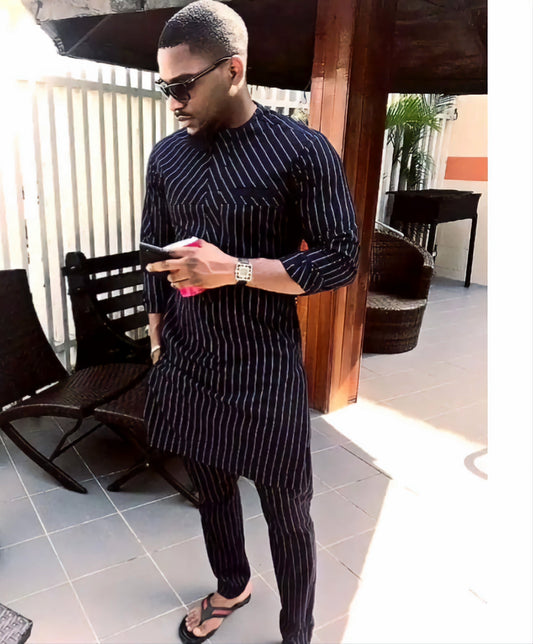 MG Men's Traditional African Wear/ Kafka, African Suit T108