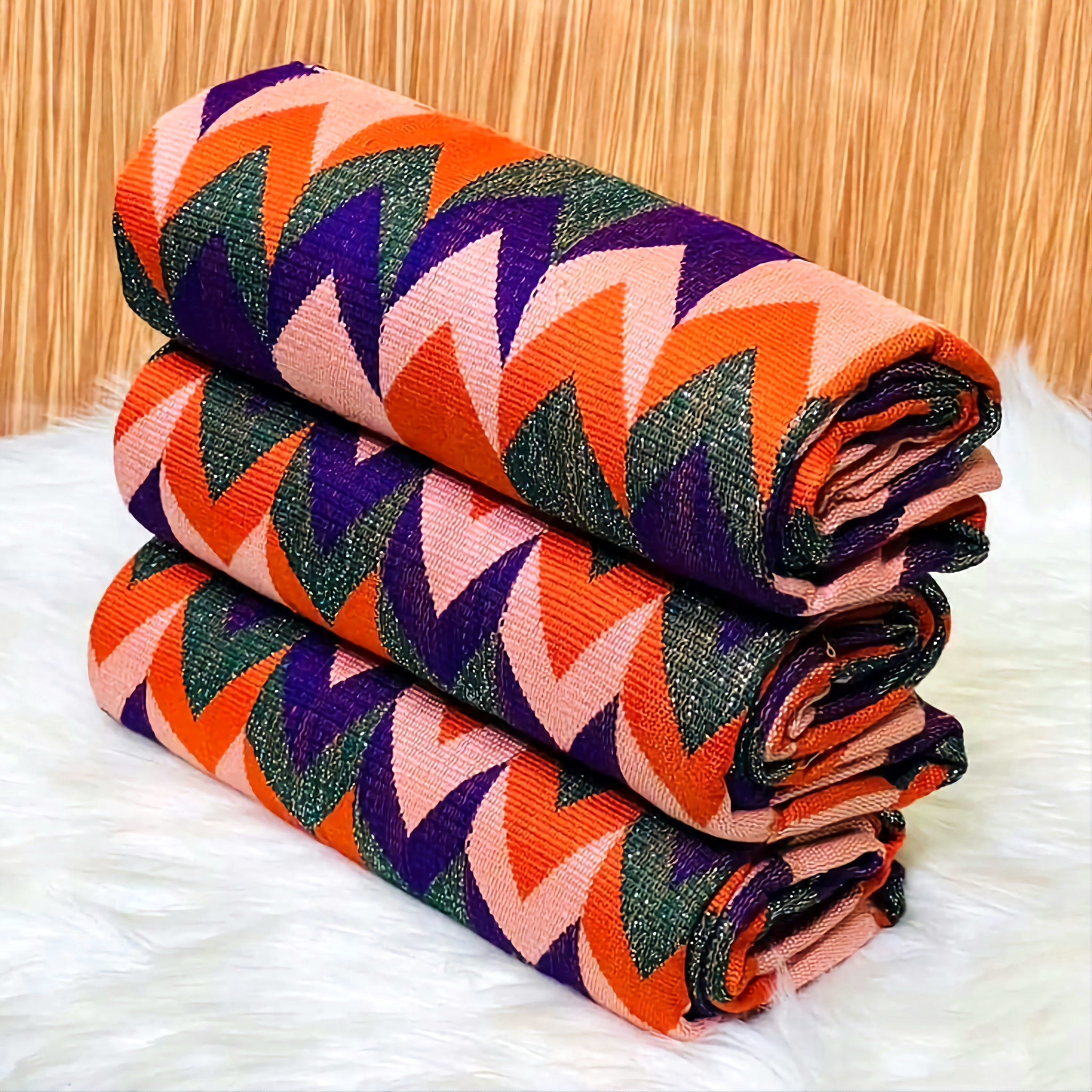 MG Premium Hand Weaved Kente Cloth P84