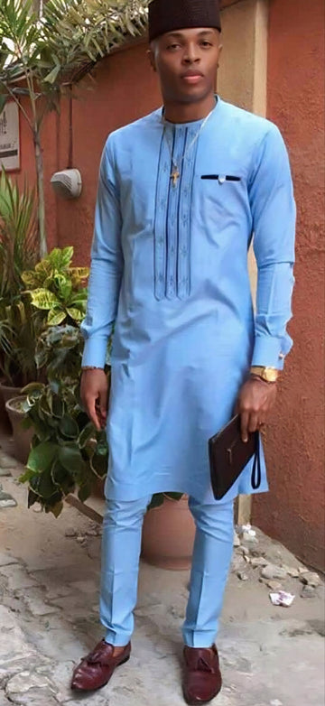 MG Men's Traditional African Wear/ Kafka, African Suit T27