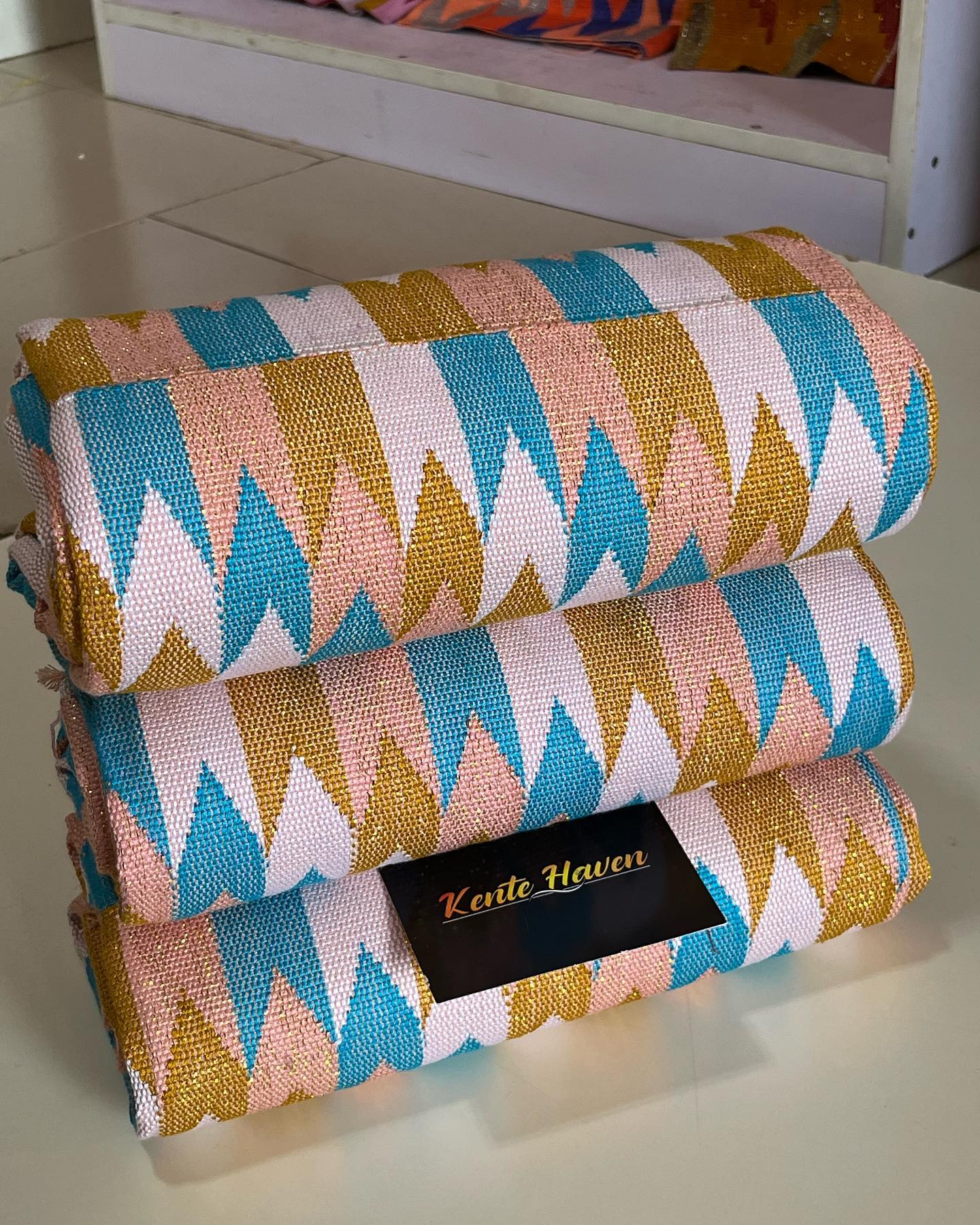 Kente Haven Hand Weaved Kente Cloth KH37