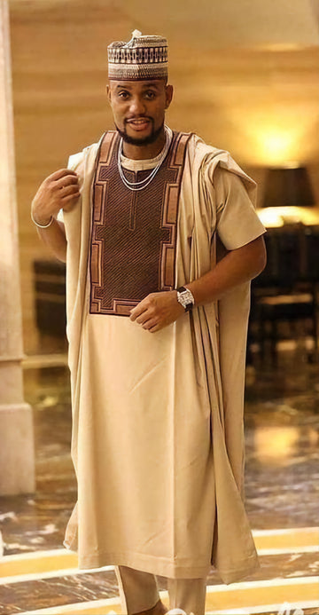 MG Prestige 3 Piece Yoruba Agbada Traditional Clothing AGP83