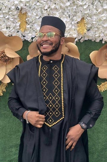 MG Prestige 3 Piece Yoruba Agbada Traditional Clothing AGP