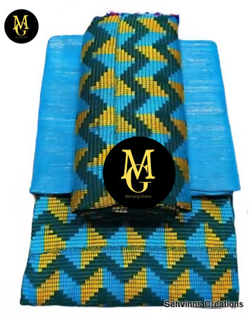 MG Authentic Hand Weaved Kente Cloth A9769