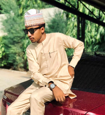 MG Men's Traditional African Wear/ Kafka, African Suit T25