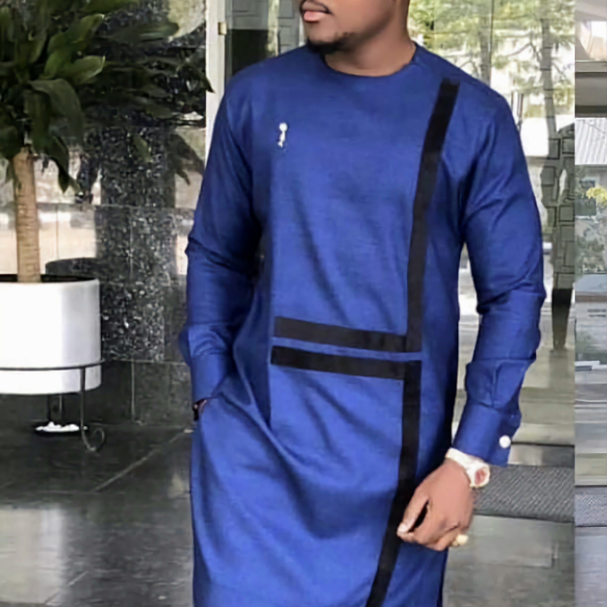 MG Men's Traditional African Wear/ Kafka, African Suit T92