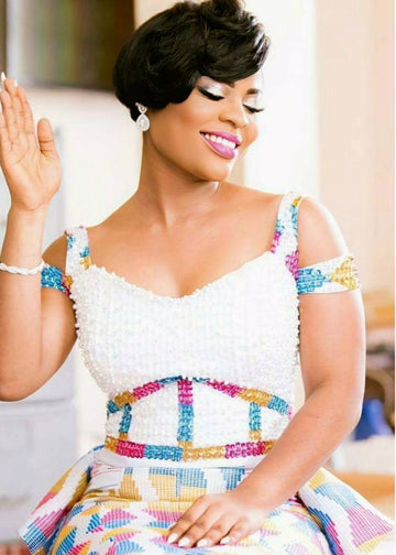 MG Authentic Hand Weaved Kente Cloth A004