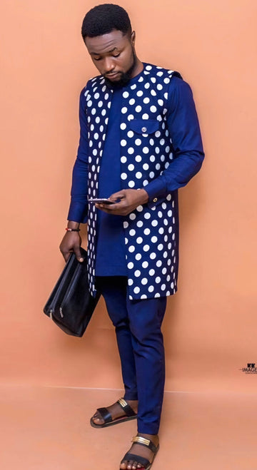 MG Men's Traditional African Wear/ Kafka, African Suit T228