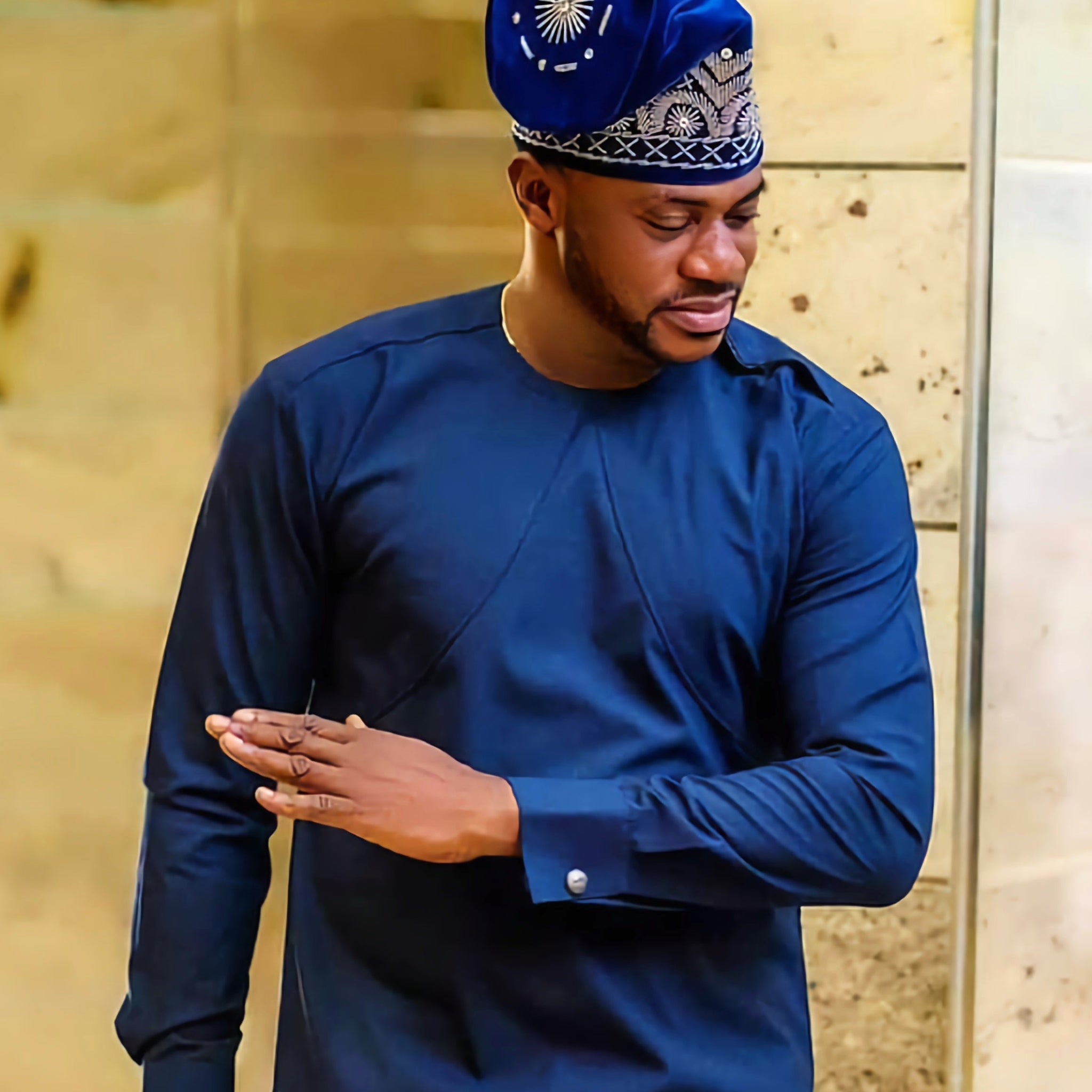 MG Men's Traditional African Wear/ Kafka, African Suit T19