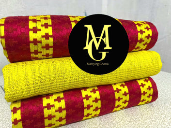 MG Authentic Hand Weaved Kente Cloth A923