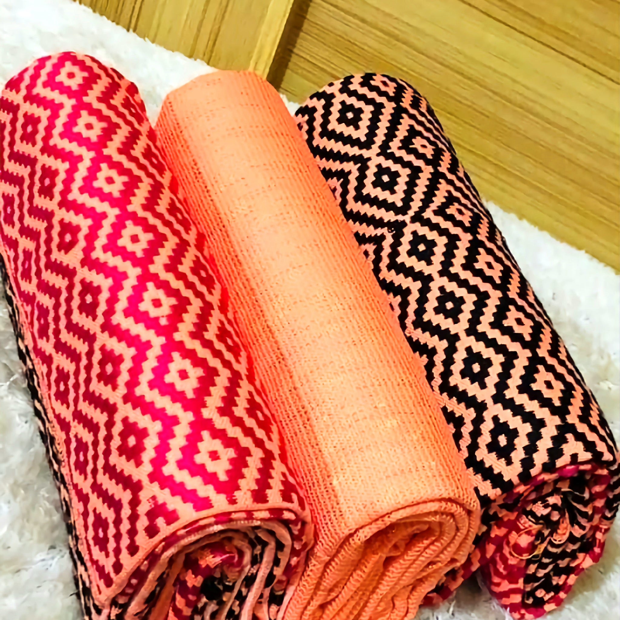 MG Ombre Authentic Hand Weaved Kente Cloth A410