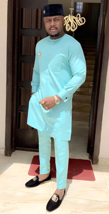 MG Men's Traditional African Wear/ Kafka, African Suit T143