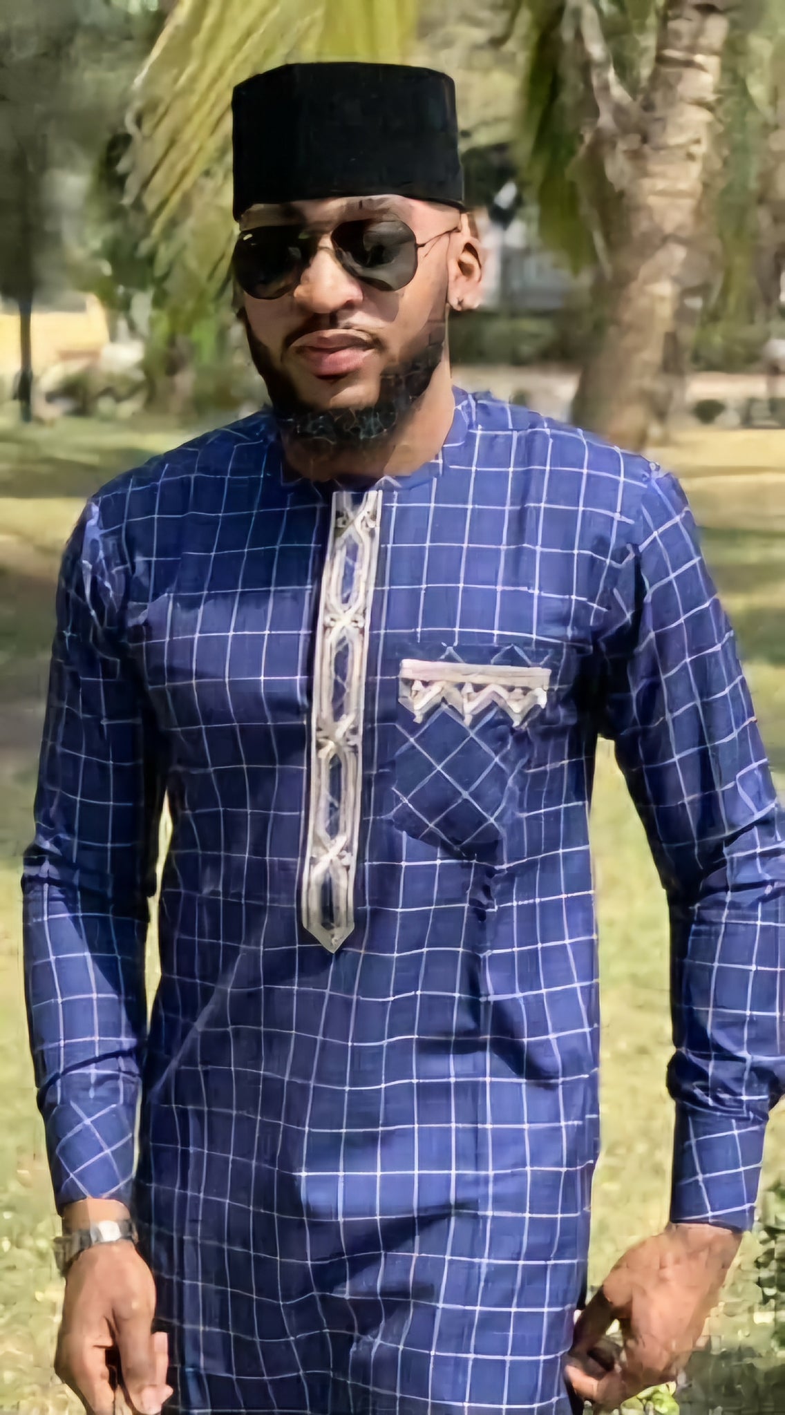 MG Men's Traditional African Wear/ Kafka, African Suit T25