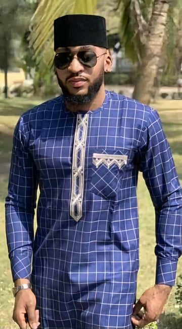 MG Men's Traditional African Wear/ Kafka, African Suit T25