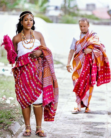 MG Authentic Hand Weaved Kente Cloth A355