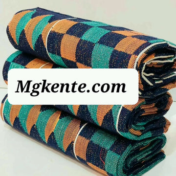 MG Premium Double Pattern Hand Weaved Kente Cloth P03113