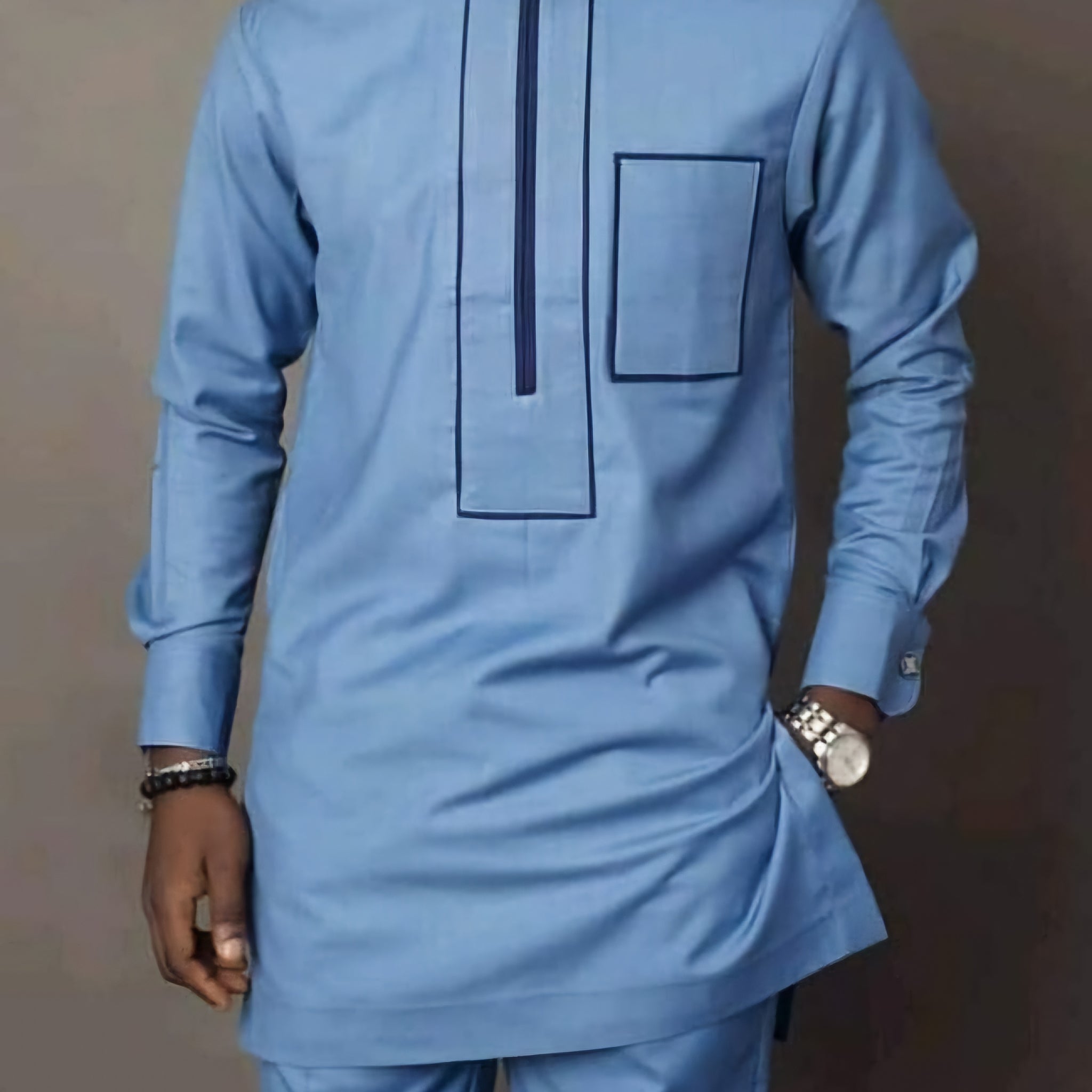 Men's Traditional African Wear/ Kafka, African Suit T15