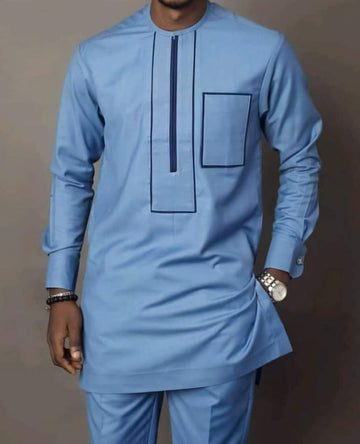 Men's Traditional African Wear/ Kafka, African Suit T15