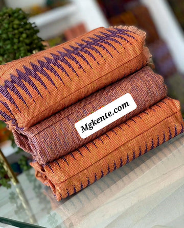 MG Premium Double Pattern Hand Weaved Kente Cloth P429