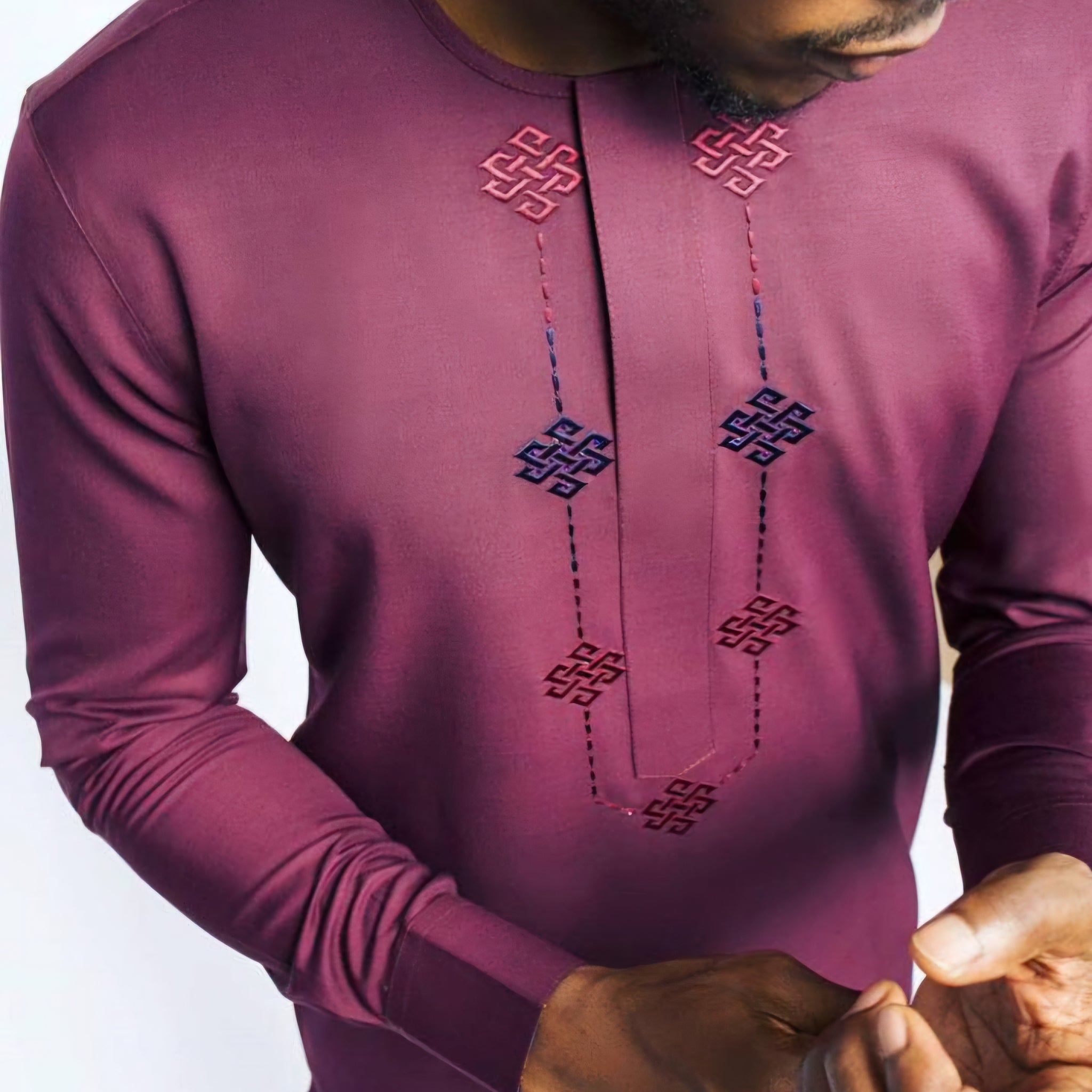 Men's Traditional African Wear/ Kafka, African Suit T23