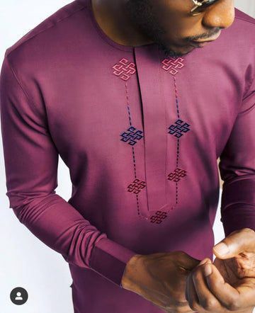 Men's Traditional African Wear/ Kafka, African Suit T23