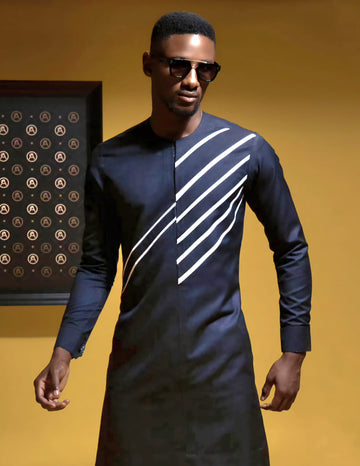 MG Men's Traditional African Wear/ Kafka, African Suit T126