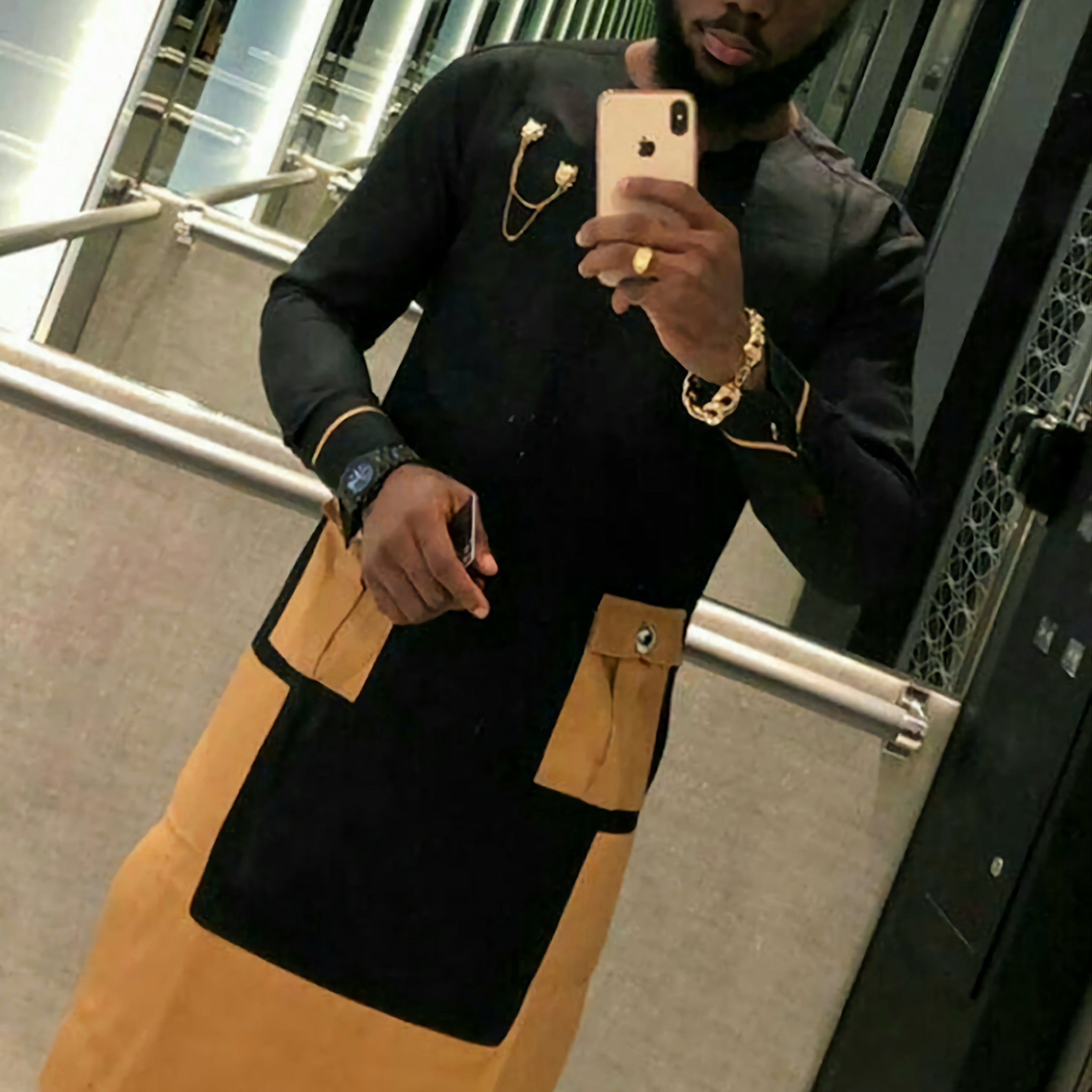 MG Men's Traditional African Wear/ Kafka, African Suit T20