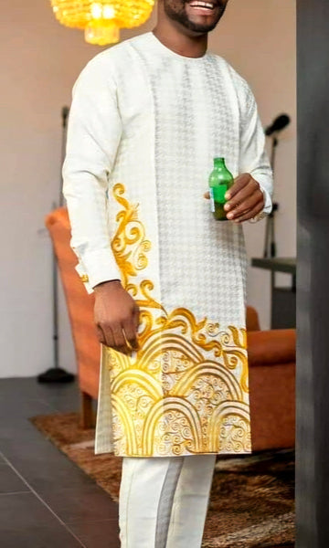 MG Men's Traditional African Wear/ Kafka, African Suit T219