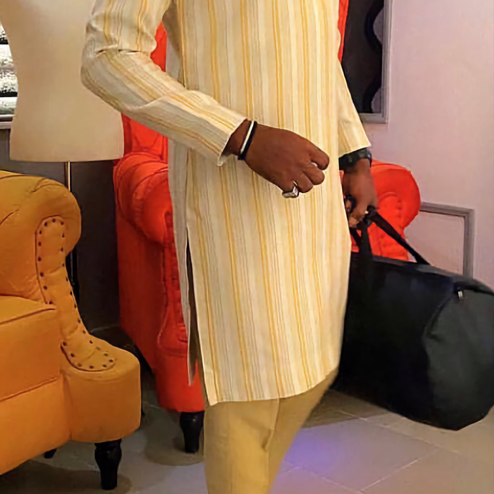 MG Men's Traditional African Wear/ Kafka, African Suit T36