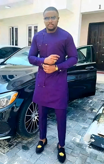 MG Men's Traditional African Wear/ Kafka, African Suit T67