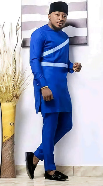 MG Men's Traditional African Wear/ Kafka, African Suit T66