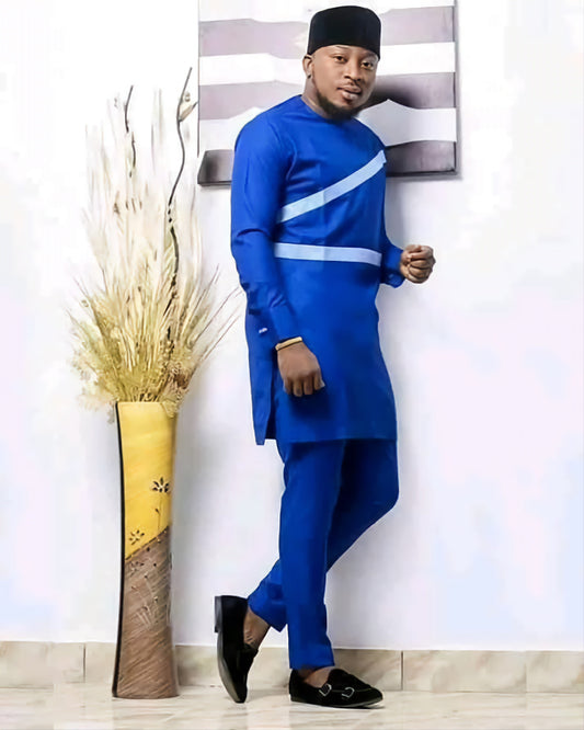 MG Men's Traditional African Wear/ Kafka, African Suit T66