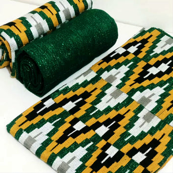 MG Premium Hand Weaved Kente Cloth P285