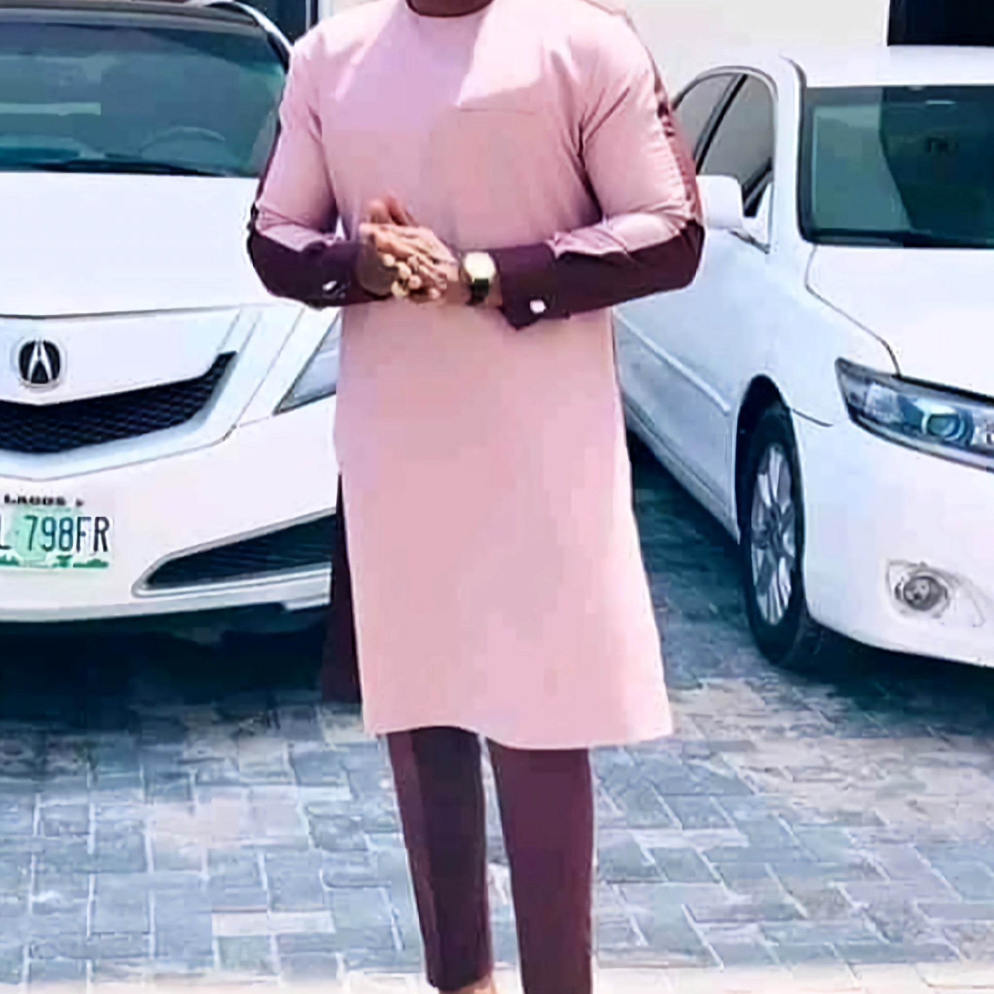 MG Men's Traditional African Wear/ Kafka, African Suit T50