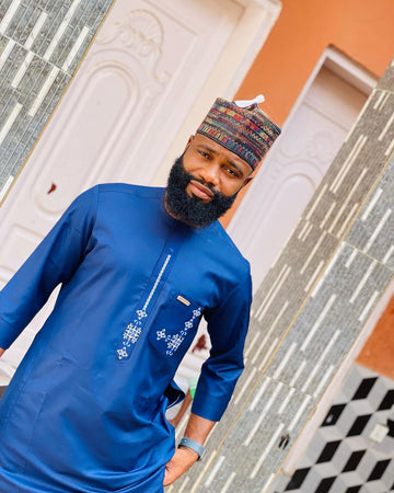 MG Men's Traditional African Wear/ Kafka, African Suit T246