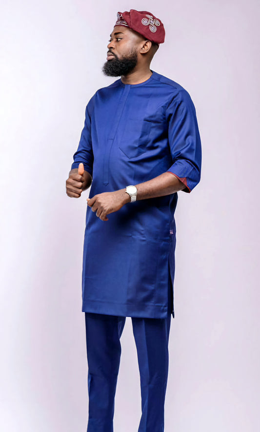 MG Men's Traditional African Wear/ Kafka, African Suit T137